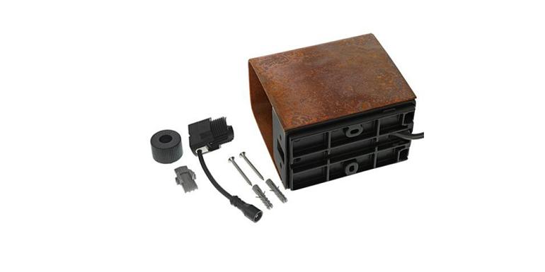 in-lite wandlamp ACE DOWN CORTEN