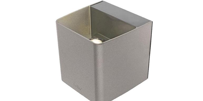 In-lite wandlamp ACE UP-DOWN SILVER 230V