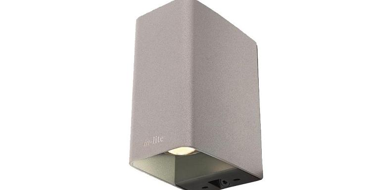In-lite wandlamp ACE UP-DOWN SILVER 12V