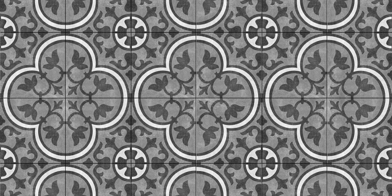 GeoCeramica Elios Decoro Fiori 100x100x4 cm