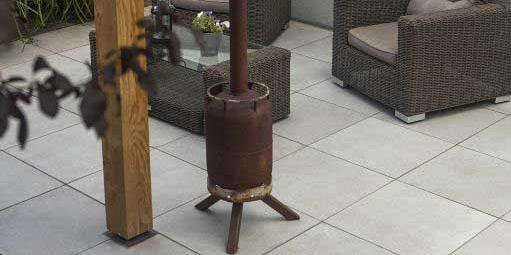 GeoCeramica Roccia Grey 60x60x4 cm