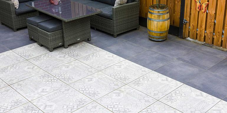 GeoCeramica Mosaik Grey 60x60x4 cm