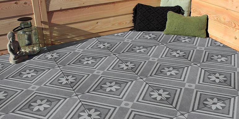 Ceramiton Fiorde Designo Flower 60x60x3 cm