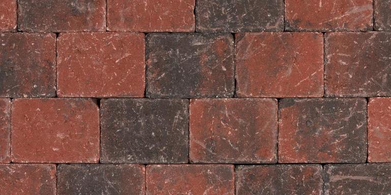 Tambour Rood/Zwart 15x20x6 cm