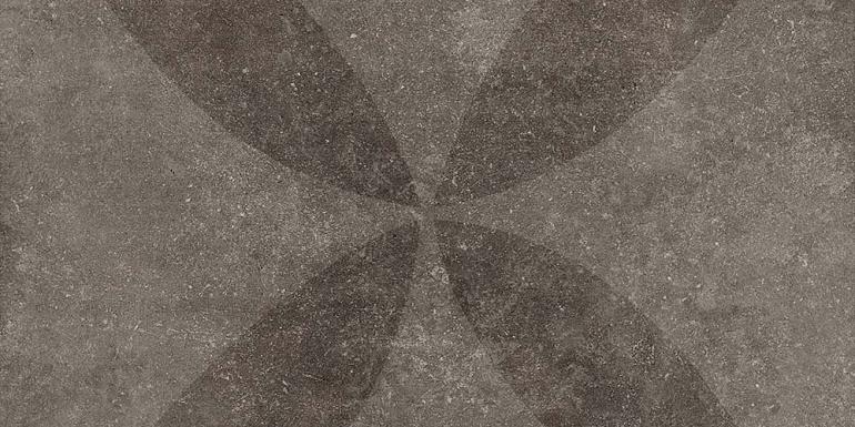 D&J Solostone 3.0 Decoren Hormigon Flower Antracite 90x90x3 cm