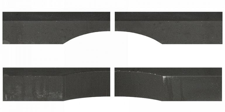 Linia Excellence Wave Nero 15x15x60 cm