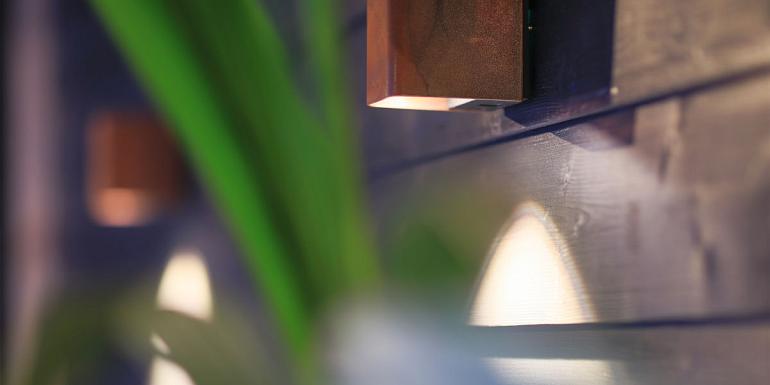 in-lite wandlamp ACE DOWN CORTEN