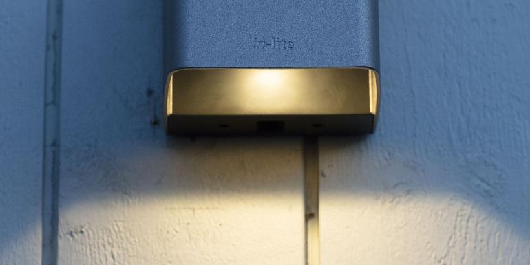 In-lite wandlamp ACE UP-DOWN SILVER 230V