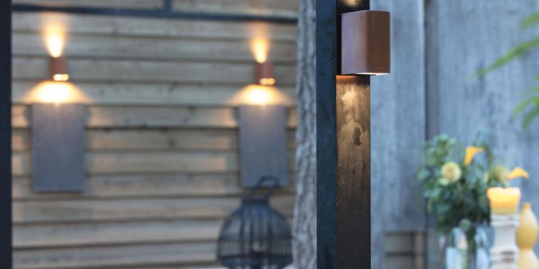 In-lite wandlamp ACE UP-DOWN CORTEN