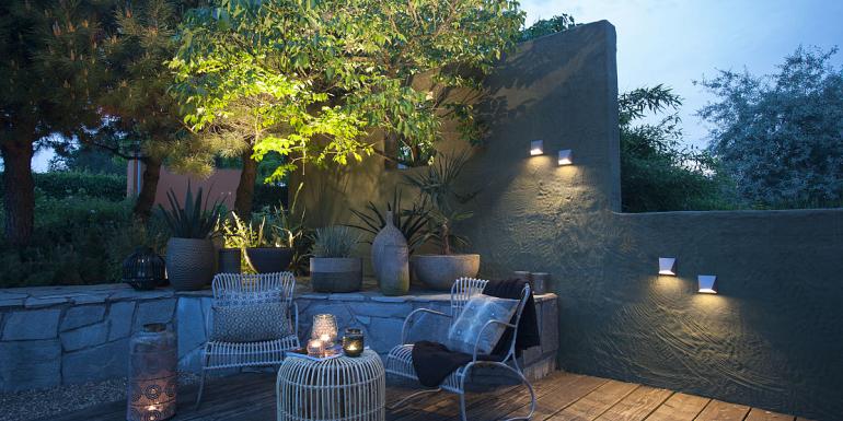 In-lite wandlamp WEDGE ROSE SILVER