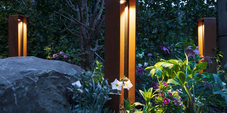 In-lite staande lamp ACE HIGH CORTEN 12V