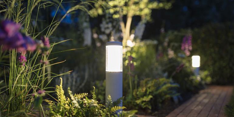 In-lite staande lamp LIV LOW ROSE SILVER 12V