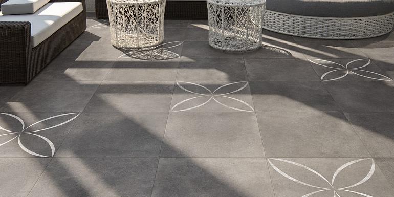 GeoCeramica Forza Verde Butterfly Antra 60x60x4 cm