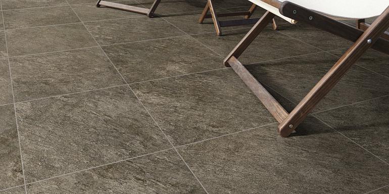 GeoCeramica Quartz Black 60x60x4 cm