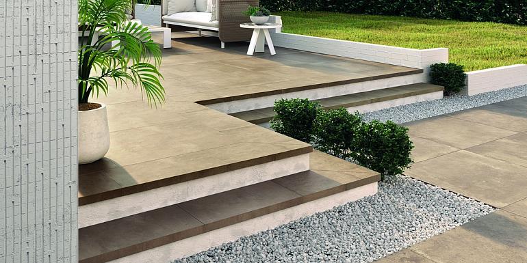 Keramiek Tegel Fusion Tortora 60x60x2 cm