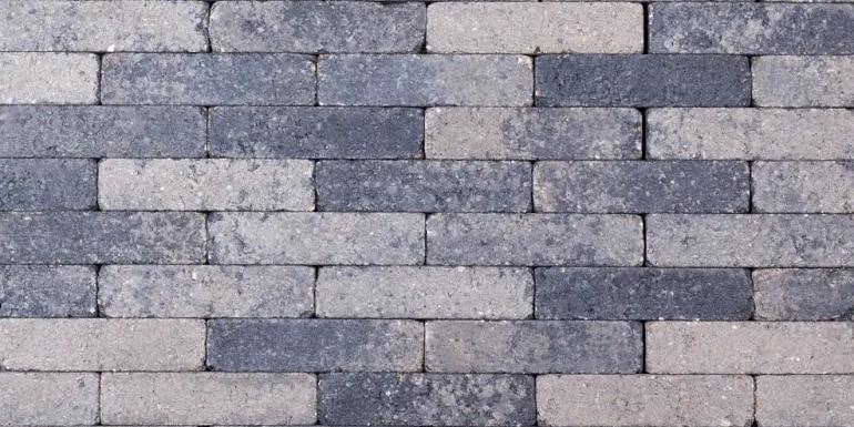 Kobblestones Grijs-Zwart Waalformaat 20x5x7 cm