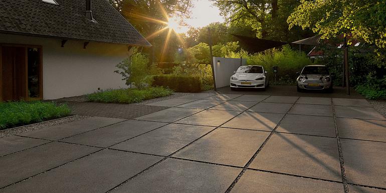 Schellevis Oud Hollandse Tegel Carbon 200x100x10 cm
