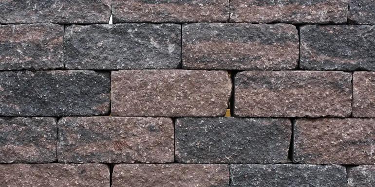 Wallblock Tumbled Brons 12x12x30 cm