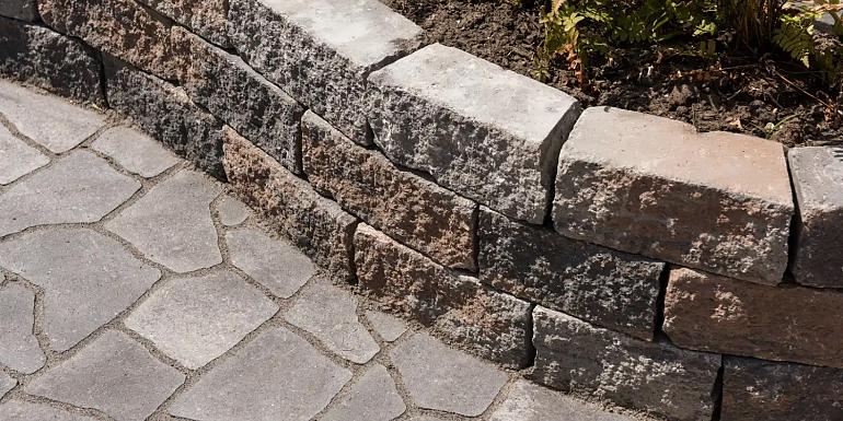 Wallblock Tumbled Texels Bont 12x12x30 cm