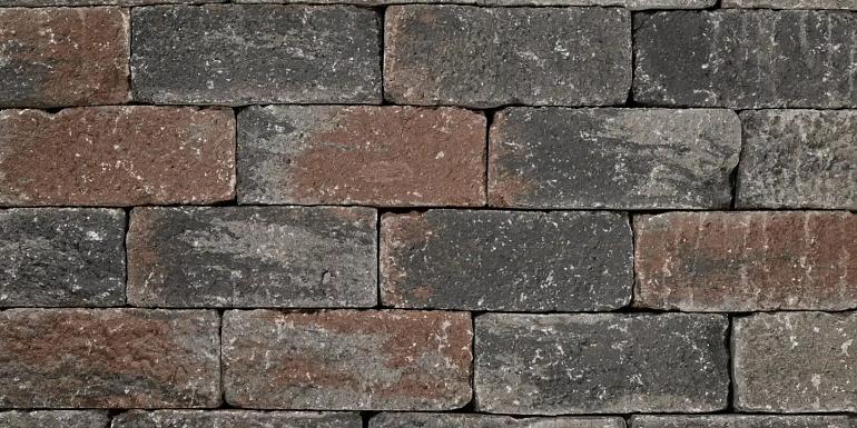Wallblock Tumbled Texels Bont 12x12x30 cm