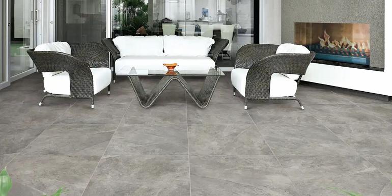 Ceramiton Slate Grijs 60x60x3 cm