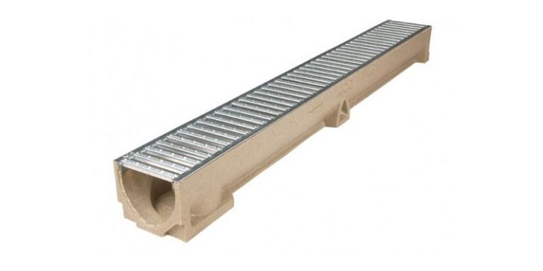 ACO Euroline goot met verzinkt stalen rooster 50cm