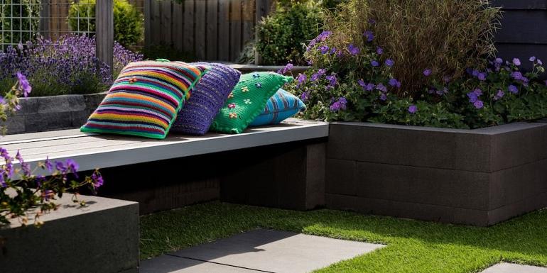 Patioblok Strak Antraciet 60x15x15 cm