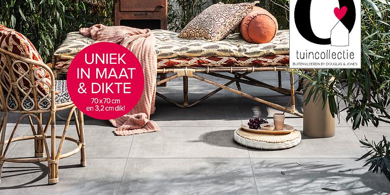 Solostone vtwonen Uni Beton Taupe 70x70x3,2 cm