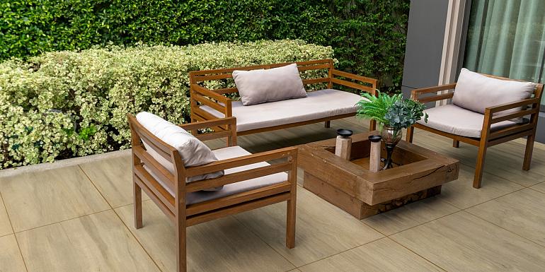 Cerasolid Wood Dark Brown 90x45x3 cm