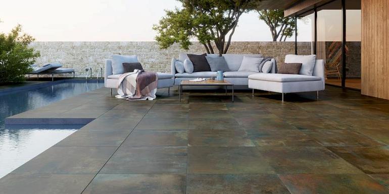 Cerasolid Metalico Brown 60x60x3 cm