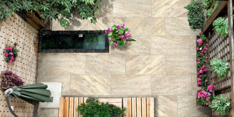 Keramiek Tegel Gaja Sand 40x80x3 cm