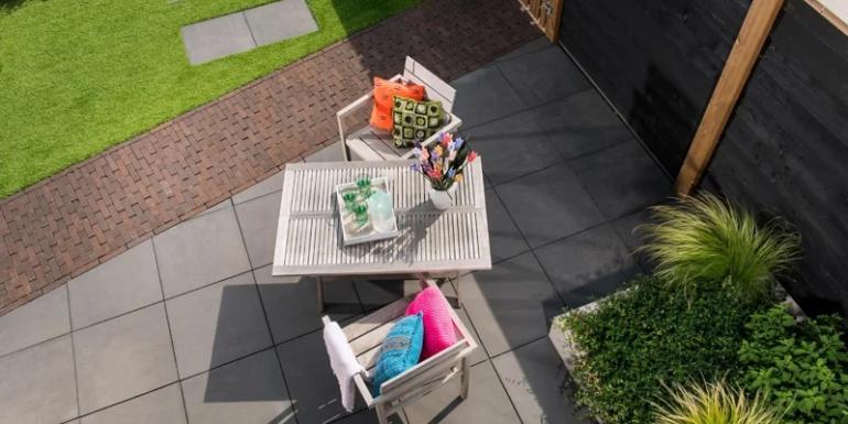 Furora Premium Vlak Antraciet (met facet) 60x60x4 cm