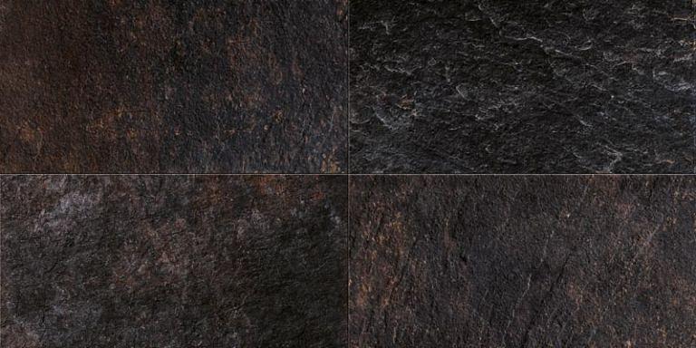 GeoCeramica Ardesie Black Reef 80x80x4 cm