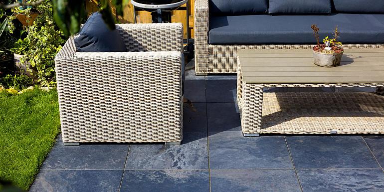 GeoCeramica Ardesie Black Reef 80x80x4 cm