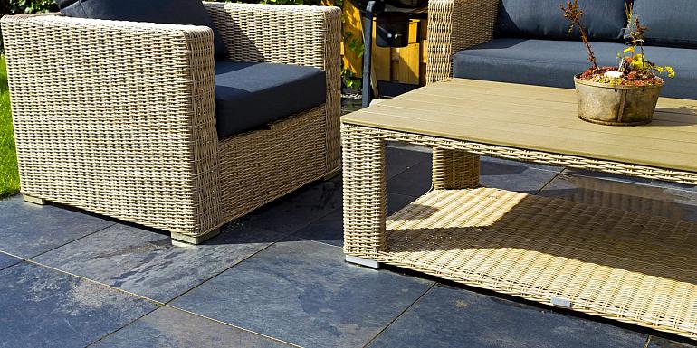 GeoCeramica Ardesie Black Reef 80x80x4 cm
