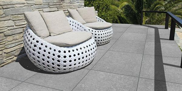 GeoCeramica Entrée BB Stone Light Grey 60x60x4 cm