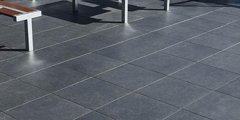 GeoCeramica Impasto Negro 80x80x4 cm