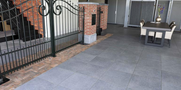 GeoCeramica Impasto Grigio 80x80x4 cm