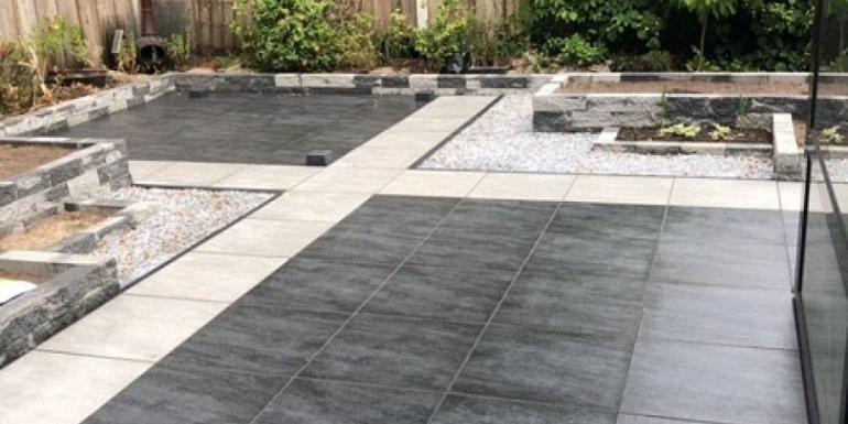 Kera Twice Moonstone Black 60x60x5 cm