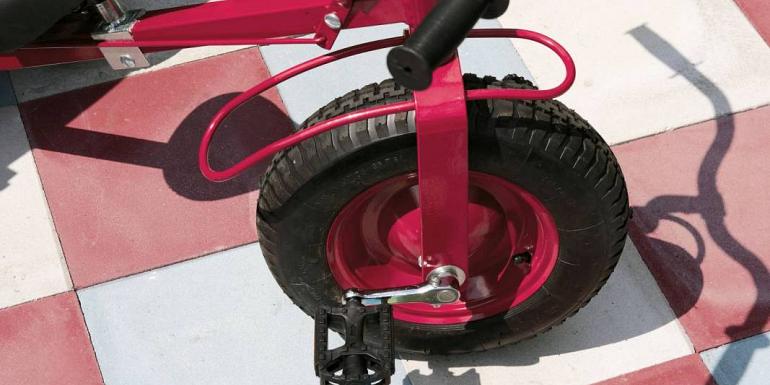Tegel KOMO Rood 30x30x4,5 cm (met pallet)