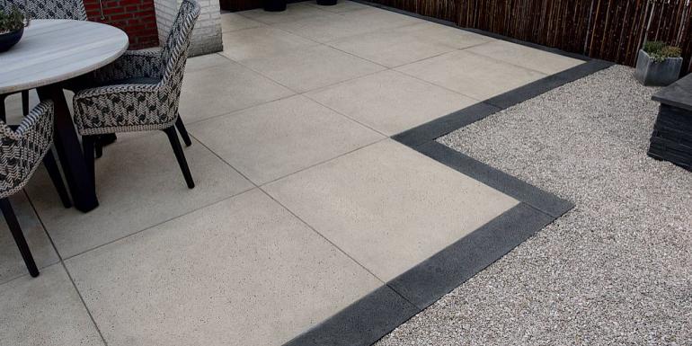 Schellevis Oud Hollandse Tegel/Opsluitband Carbon 100x20x5 cm