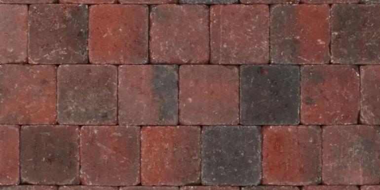 Tambour Rood/Zwart 10x10x6 cm