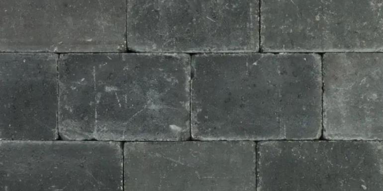 Metro Trommelsteen Antraciet 20x30x6 cm
