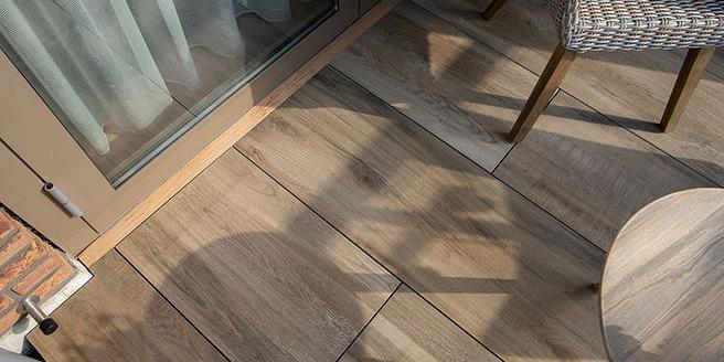 Keramiek Tegel Houtlook Aequa Tur 40x120x2 cm