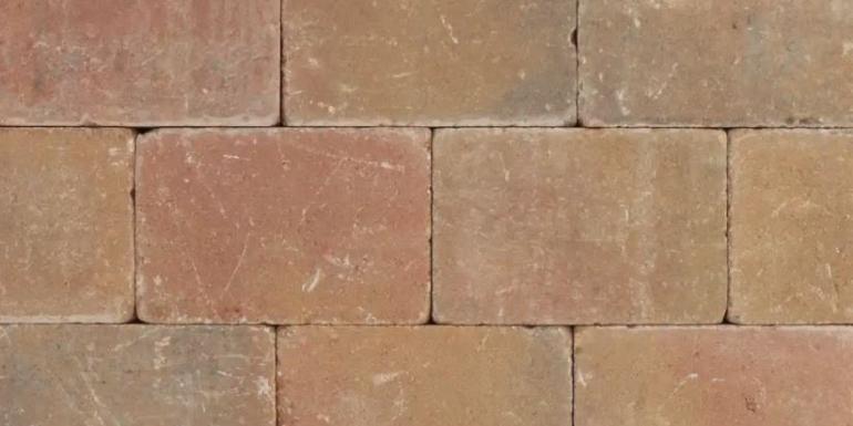 Metro Trommelsteen Brons Genuanceerd 20x30x6 cm