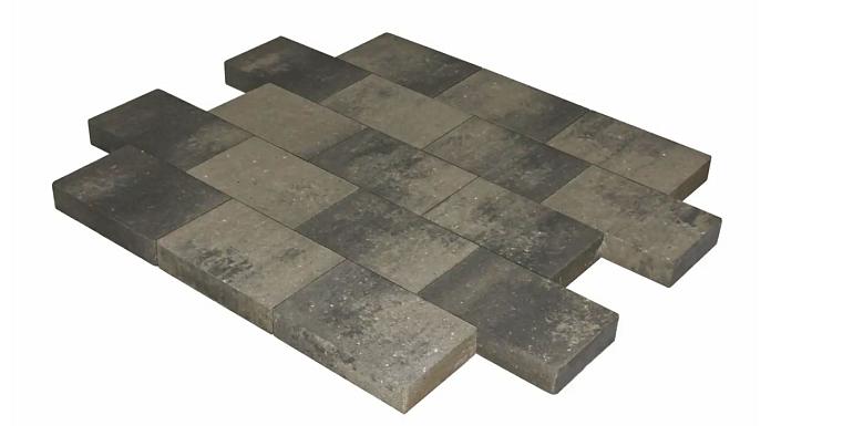 Metro Vlaksteen Grijs/Zwart 20x30x4 cm