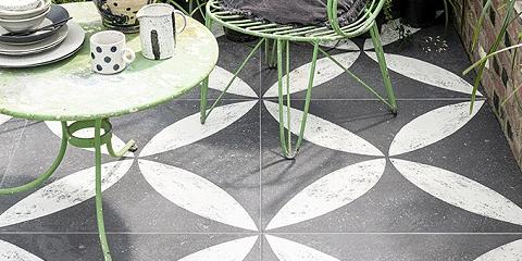 Solostone vtwonen Decoren Belgian Stone Star White 70x70x3,2 cm
