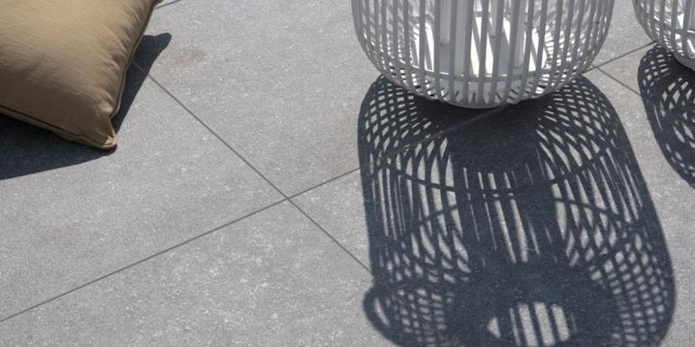 GeoCeramica Entrée BB Stone Dark Grey 60x60x4 cm