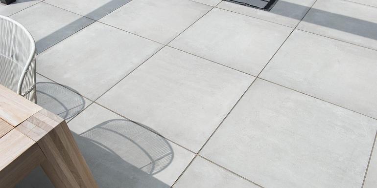 GeoCeramica Concreet Silver 60x60x4 cm