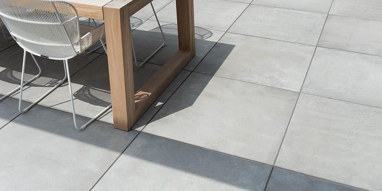 GeoCeramica Concreet Silver 60x60x4 cm